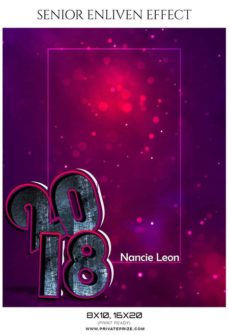 Nancie Leon - Senior Enliven Effect Photography Template - PrivatePrize - Photography Templates