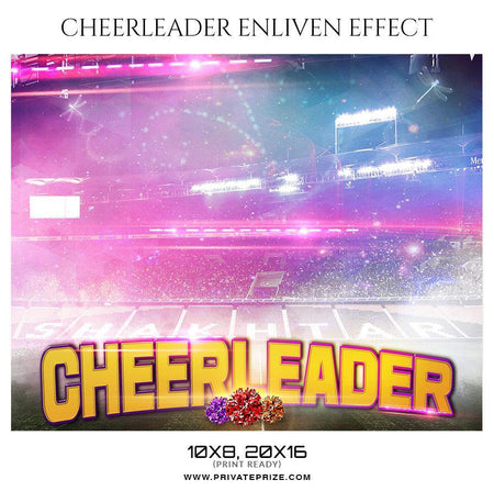 Cheerleaders - Sports Themed Photography Template - PrivatePrize - Photography Templates