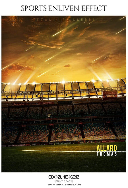 Allard Thomas - Football Sports Enliven Effects Photography Template - PrivatePrize - Photography Templates