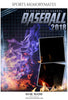 Baseball Sports Memory Mate Photography Template - PrivatePrize - Photography Templates
