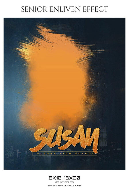 Susan - Senior Enliven Effect Photography Template - PrivatePrize - Photography Templates