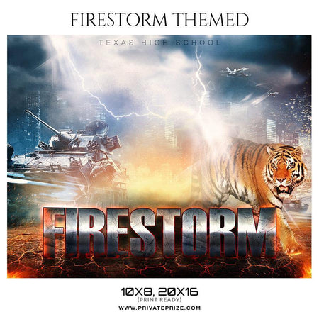 Firestorm - Basketball Theme Sports Photography Template - PrivatePrize - Photography Templates