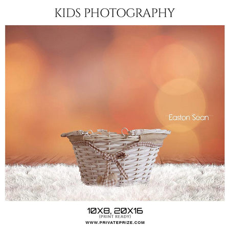 Easton Sean - Kids Photography Photoshop Template - PrivatePrize - Photography Templates