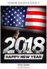 2018 Happy New Year - Senior Enliven Effect Photography Template - PrivatePrize - Photography Templates