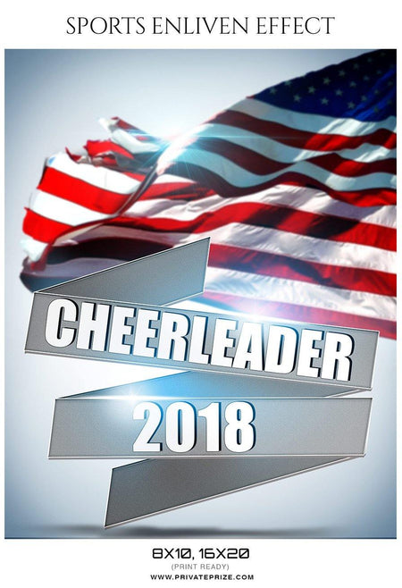 Cheerleader 2018 - Sports Photography Template - PrivatePrize - Photography Templates