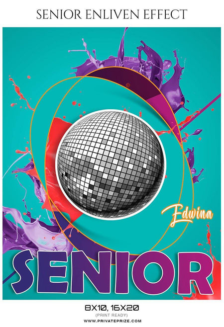 Edwina - Senior Enliven Effect Photography Template - PrivatePrize - Photography Templates