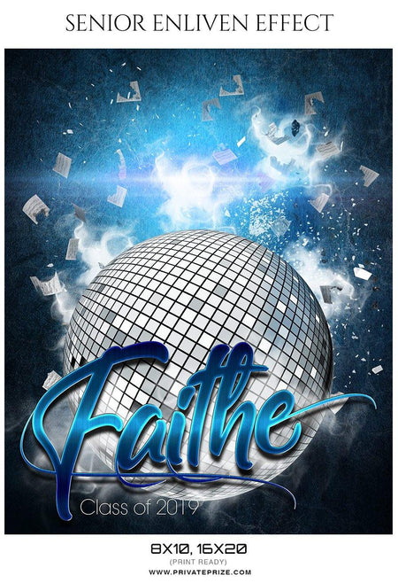 Faithe - Senior Enliven Effect Photography Template - PrivatePrize - Photography Templates
