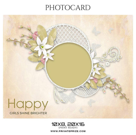 Kids - Photo card - PrivatePrize - Photography Templates