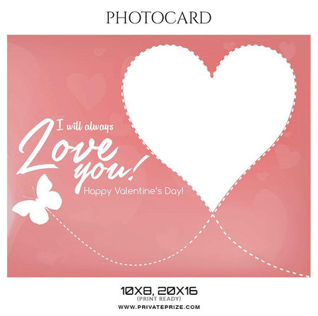 Love You - Photo card Templates - PrivatePrize - Photography Templates