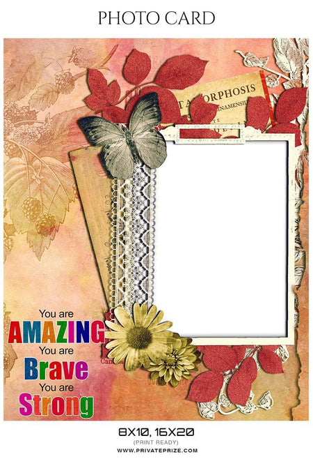 Kids - Photo Card - PrivatePrize - Photography Templates