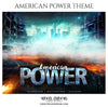 American Power - Themed Sports Photography Template - PrivatePrize - Photography Templates