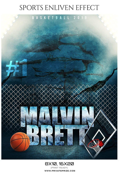 Malvin Brett - Basketball Sports Enliven Effects Photography Template - PrivatePrize - Photography Templates