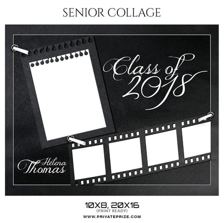 Helena Thomas - Senior Collage Photography Template - PrivatePrize - Photography Templates