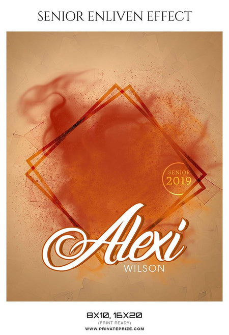 Alexi Wilson - Senior Enliven Effect Photography Template - PrivatePrize - Photography Templates