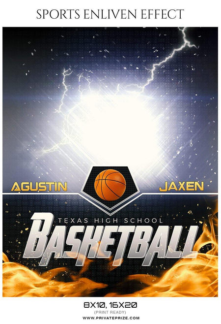 Agustin Jaxen - Basketball Sports Enliven Effects Photography Template - PrivatePrize - Photography Templates