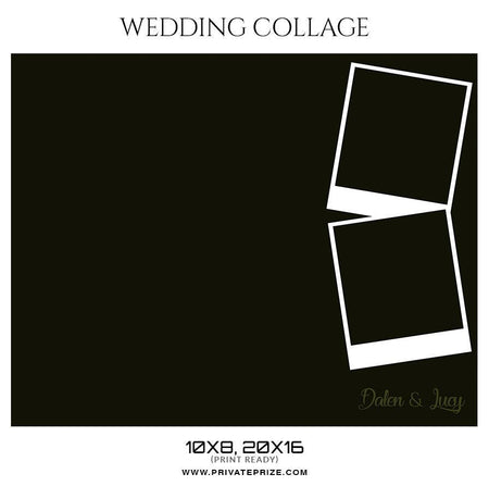 Dalen & Lucy - Wedding Collage - PrivatePrize - Photography Templates