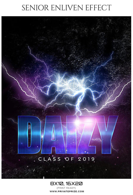 Daizy - Senior Enliven Effect Photography Template - PrivatePrize - Photography Templates