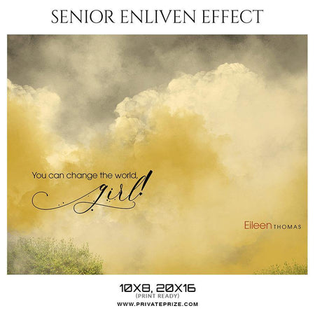 Eileen Thomas - Senior Enliven Effect Photography Template - PrivatePrize - Photography Templates