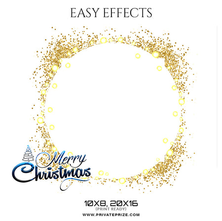 Christmas - Easy Effects - Photography Photoshop Template