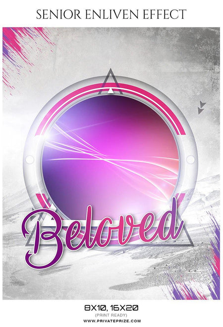 Beloved - Senior Enliven Effect Photography Template - PrivatePrize - Photography Templates