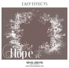 Hope - Christmas Easy Effects - Photography Photoshop Template