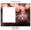 Smile - New Born Photo Card - PrivatePrize - Photography Templates