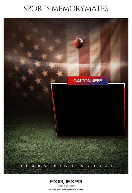 Galton Jeff - Football Memory Mate Photoshop Template - PrivatePrize - Photography Templates