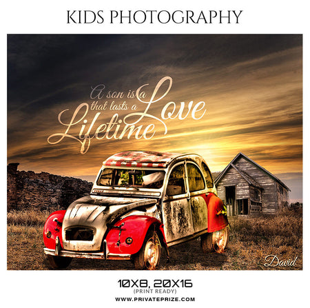 DAVID - KIDS PHOTOGRAPHY - Photography Photoshop Template