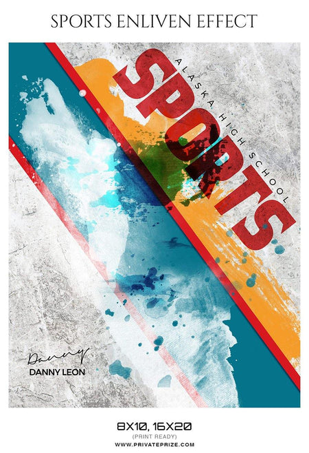 Danny Leon - Football Sports Enliven Effects Photography Template - PrivatePrize - Photography Templates