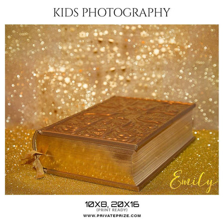 Emily - Kids Digital Backdrop - PrivatePrize - Photography Templates