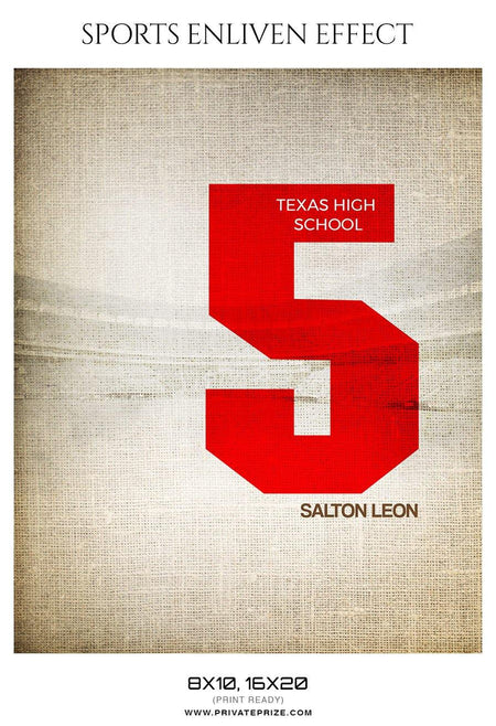 Salton Leon - Baseball Sports Enliven Effect Photography Template - PrivatePrize - Photography Templates