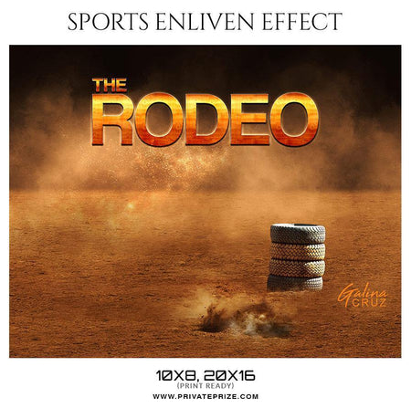 Galina Cruz - Rodeo Sports Enliven Effects Photography Templates - PrivatePrize - Photography Templates