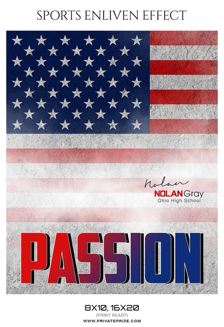 Nolan Gray - Football Sports Enliven Effect Photography Template - PrivatePrize - Photography Templates