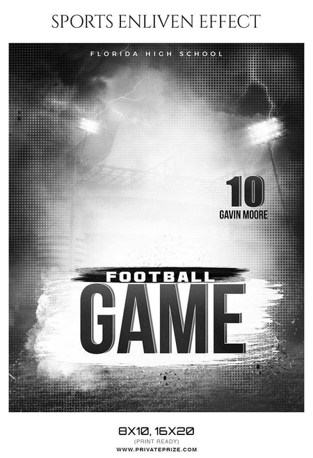 Gavin Moore - Football Sports Enliven Effect Photography Template - PrivatePrize - Photography Templates