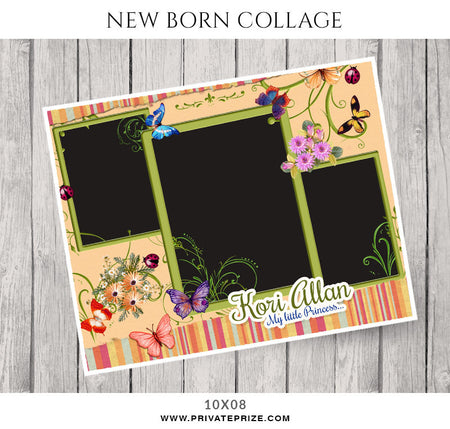 Korry Allan -New Born Collage - Photography Photoshop Template