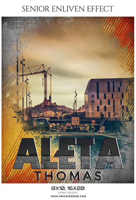 Aleta Thomas - Senior Enliven Effect Photography Template - PrivatePrize - Photography Templates