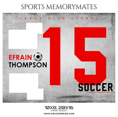 Efrain Thompson - Soccer Sports Enliven Effect Photography Template - PrivatePrize - Photography Templates