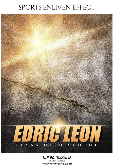 Edric Leon - Baseball Sports Enliven Effects Photography Template - PrivatePrize - Photography Templates