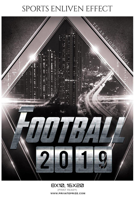 Football 2019 - Football Sports Enliven Effect Photography Template - PrivatePrize - Photography Templates