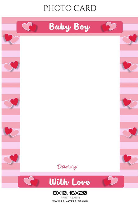 Danny - Photo card - PrivatePrize - Photography Templates