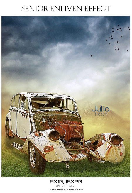 Julia Troy - Senior Enliven Effect Photography Template - PrivatePrize - Photography Templates