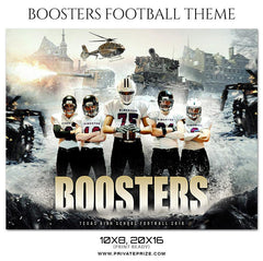 Alaska Team Football Themed Sports Photography Template