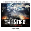 Boys Of Thunder - Baseball Sports Theme Sports Photography Template - PrivatePrize - Photography Templates