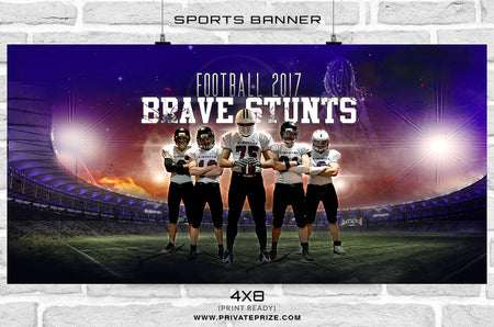 Brave Stunt - Themed Sports Photography Template - Photography Photoshop Template