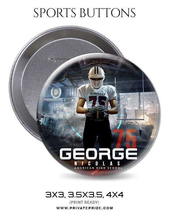 George Nicolas - Football Sports Button - PrivatePrize - Photography Templates