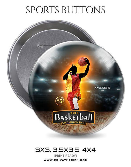Axel Devis - Basketball Sports Button - PrivatePrize - Photography Templates