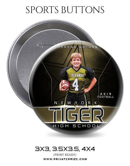 Jorden Nathan - Football Sports Button - PrivatePrize - Photography Templates