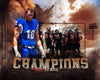 UNLOCKED Champions Themed Sports Template - Photography Photoshop Template