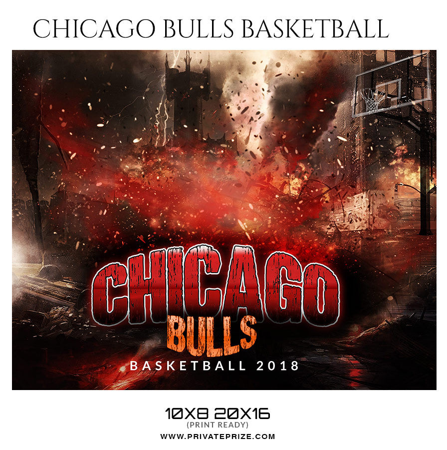 Buy Chicago Bulls Basketball Themed Sports Photography Template Online Privateprize Photography Photoshop templates