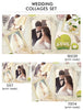 Wedding Collage Set - Love Moments - Photography Photoshop Templates